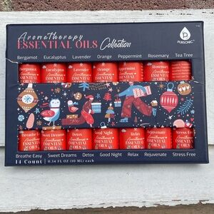 14 Pack Gift Set Aromatherapy Essential Oils Pursonic  ~ 10 ML Each